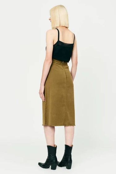 Work Skirt in Tabacco-Skirt-Raquel Allegra-Debs Boutique